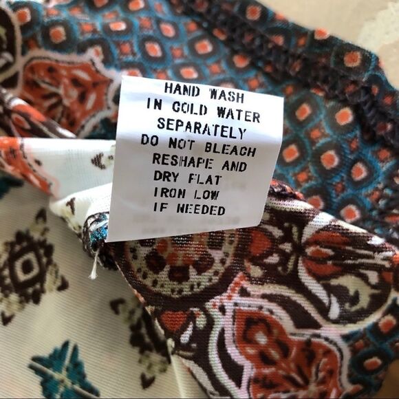 Ember Sz M NWT Black Red Sheer Floral Concert BOHO Front Tie Maxi Duster - Picture 9 of 9